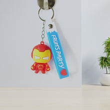 Cute Cartoon Silicone 3D Key Chain with Metal Hook & Strap (Pack of 1)