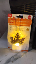 Decorative LED Gold Metal Leaf Diya Lamp (1 Pc)